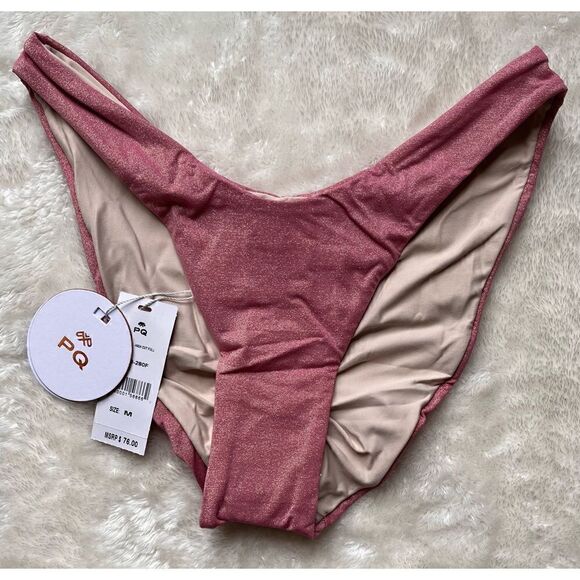 NWT PQ SWIM NAMASTE High Cut Full Bikini Bottom - Picture 10 of 14